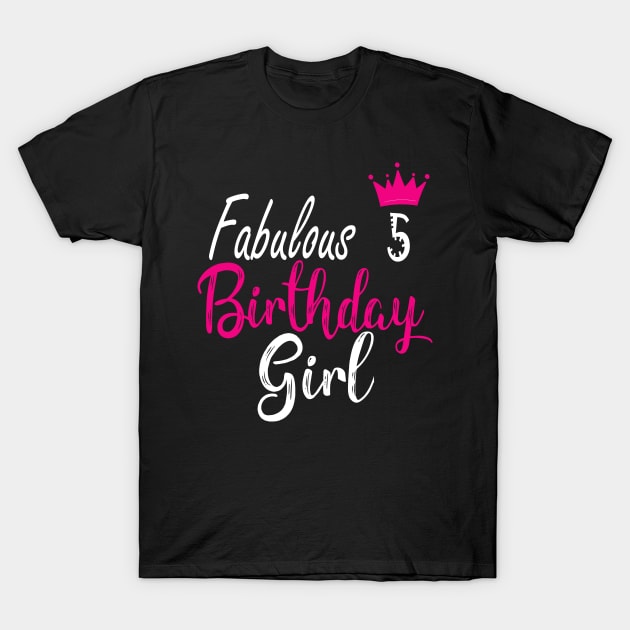 5th birthday T-Shirt by creativeKh